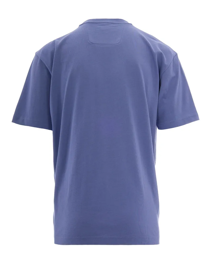 HUGO BOSS Men's T-Shirt Jersey With Logo Light Pastel Blue Light-Pastel Cotton T-Shirts Light/pastel And Polos Blue