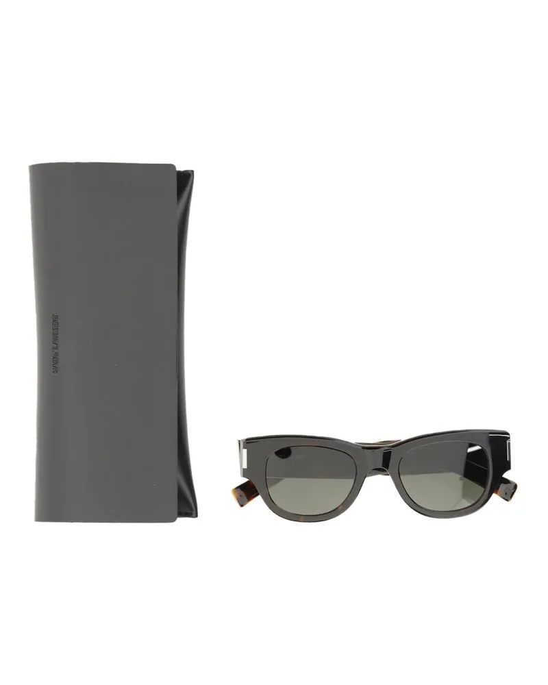 Saint Laurent 736433_Y99562338 Aviator Nylon Lens Sunglasses — Gray Gray