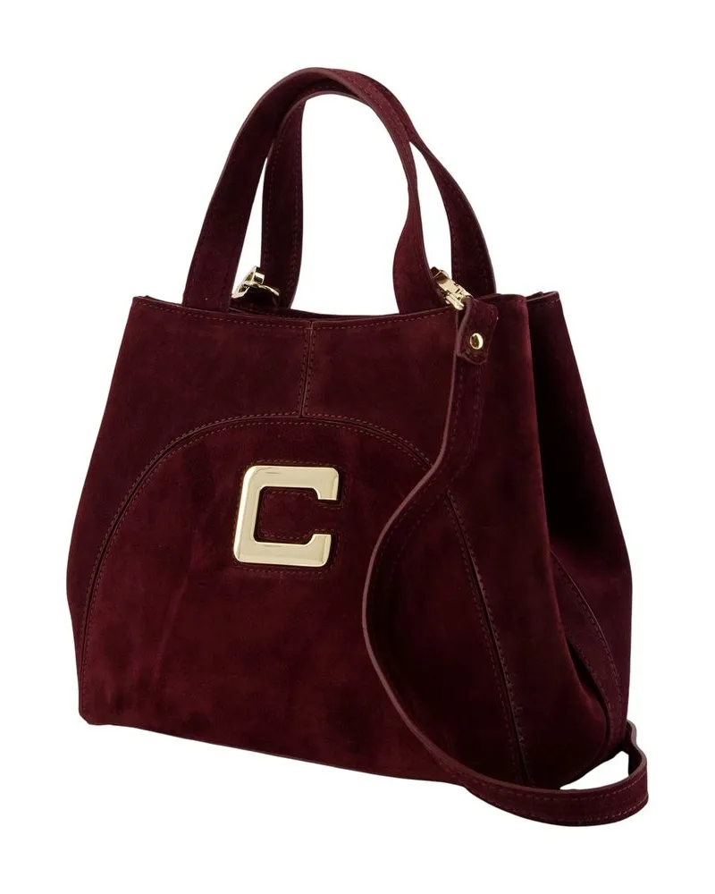 Carel Women's Clem Purse -  Leather Burgundy Goatskin Bags Handbags-Purses Burgundy