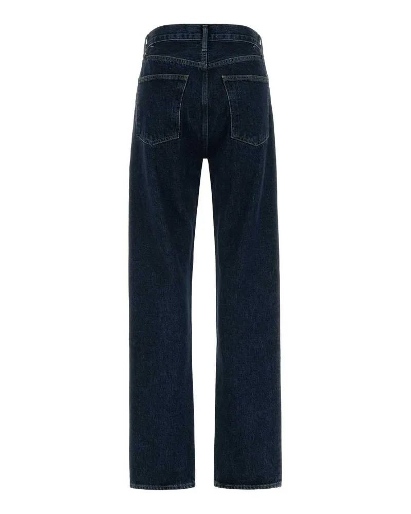 AGOLDE Women's Pinch Jeans Navy Recycled Cotton Navy