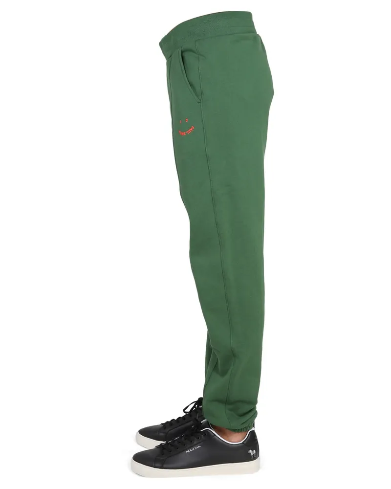 Paul Smith Organic Cotton Jogging Pants — Green Green
