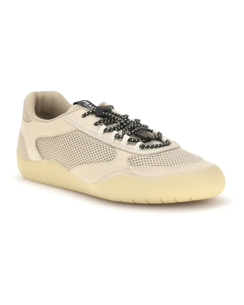 Prada Men's Speedrock Sneakers Deserto Beige