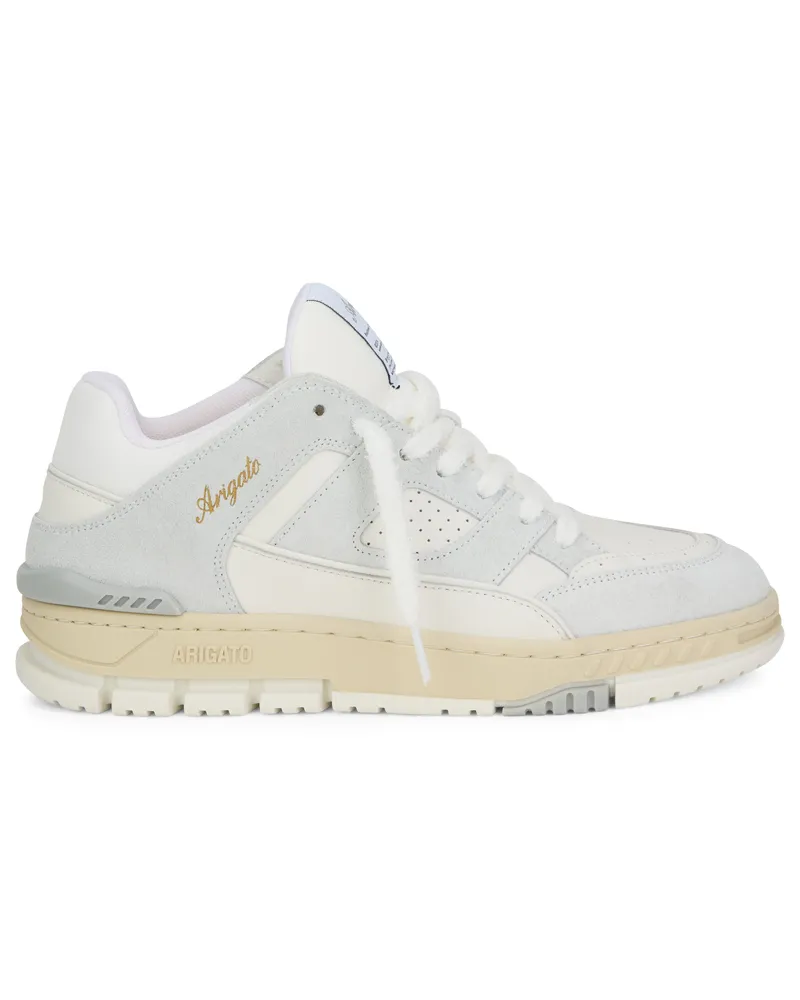 Axel Arigato Suede Low-Top Sneaker — White White