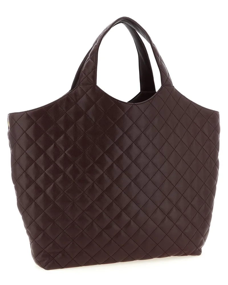 Saint Laurent Icare Maxi Tote Bag — Brown Brown