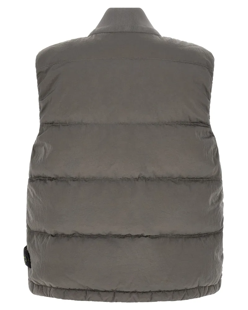 Stone Island Quilted Polyamide Vest — Grey Grey