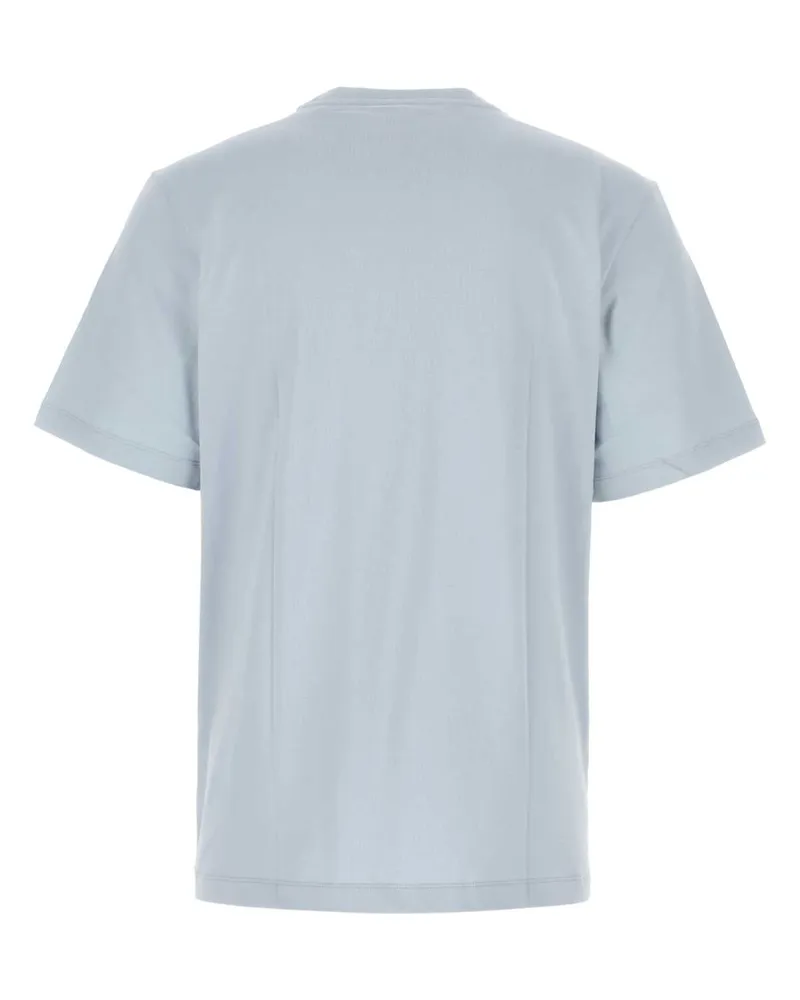 OAMC Logo-Printed Cotton T-Shirt — Blue Blue