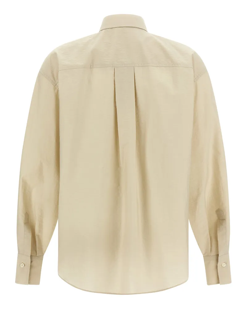 Brunello Cucinelli Women's Beige Cotton Blouse Beige