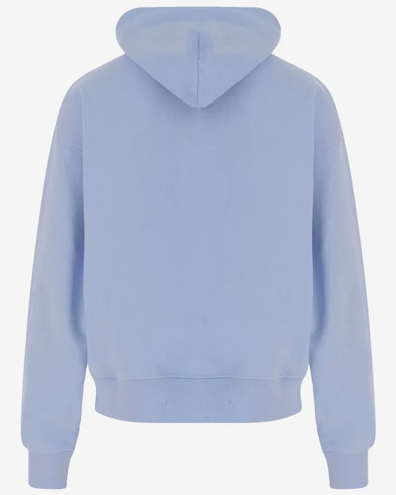 ICECREAM Men's Cotton Hoodie With Ice Cream Print Light Blue Sweatshirts Sweater Blue