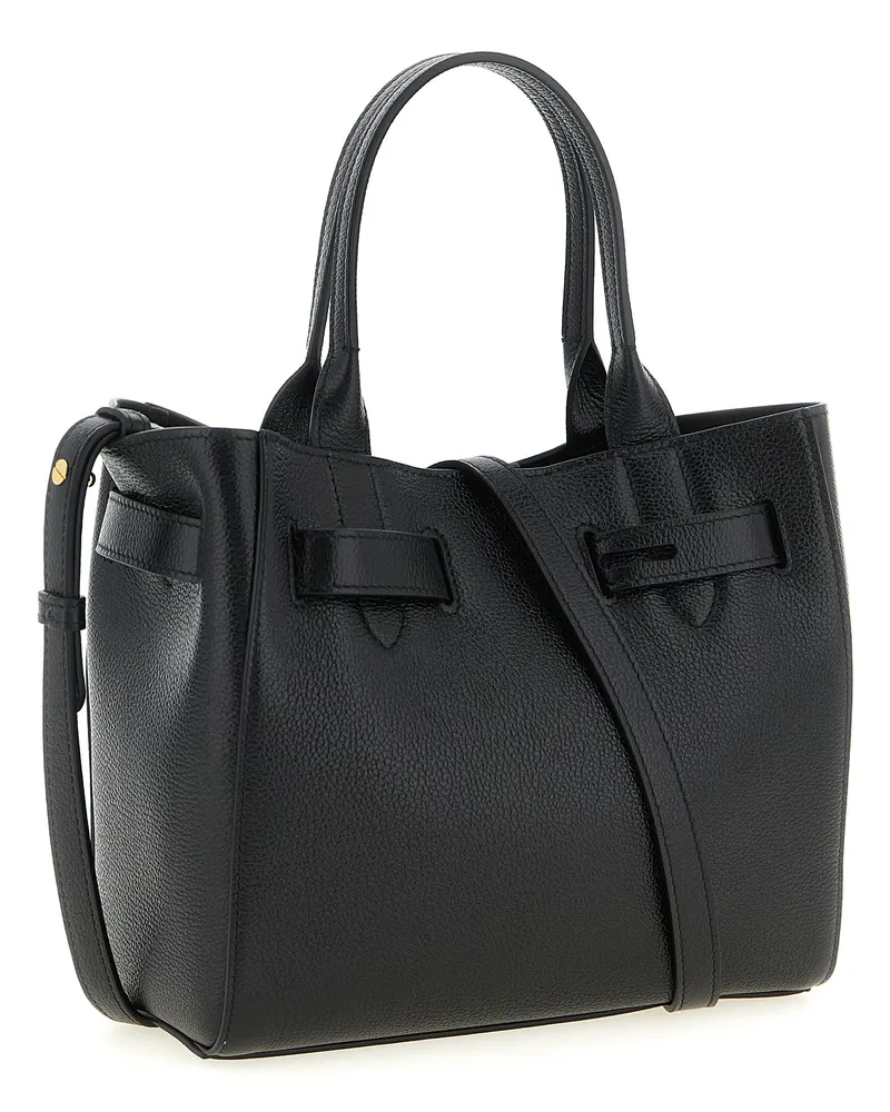Tom Ford Women's Audrey Shoulder Bag Black Calfskin Leather Black