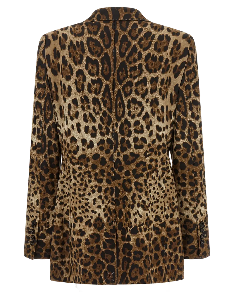 Dolce & Gabbana Women's Brown Wool Blazer Clothing Brown