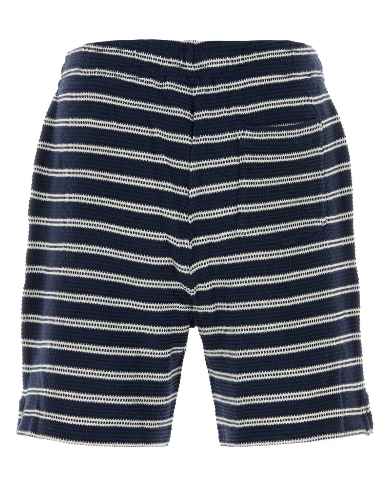 Ralph Lauren Men's Embroidered Cotton Blend Bermuda Shorts Newportnavypalecream Navy