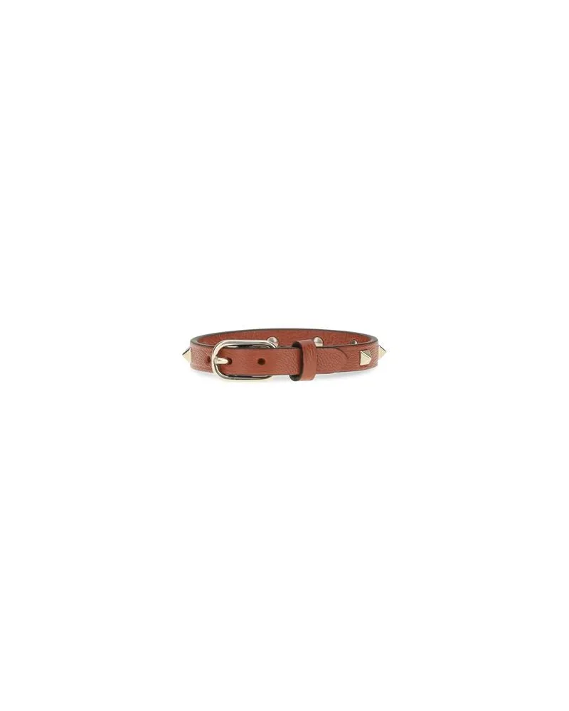 Valentino Garavani Rockstud Belt — Brown Brown