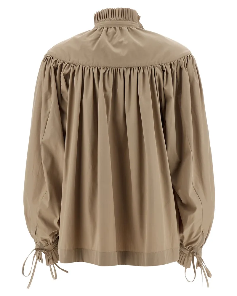 Dries van Noten Women's Beige Cotton Blouse Beige