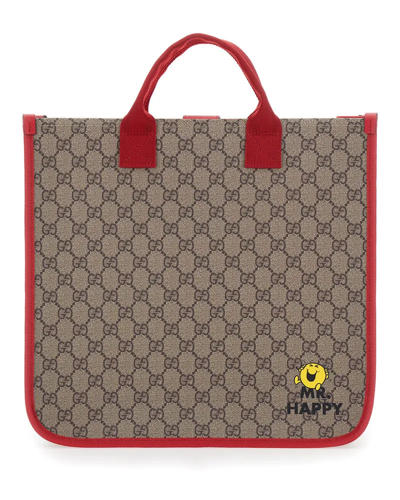 Gucci Boys' Handbag Beige Leather Polyurethane Shoulder Bags Beige
