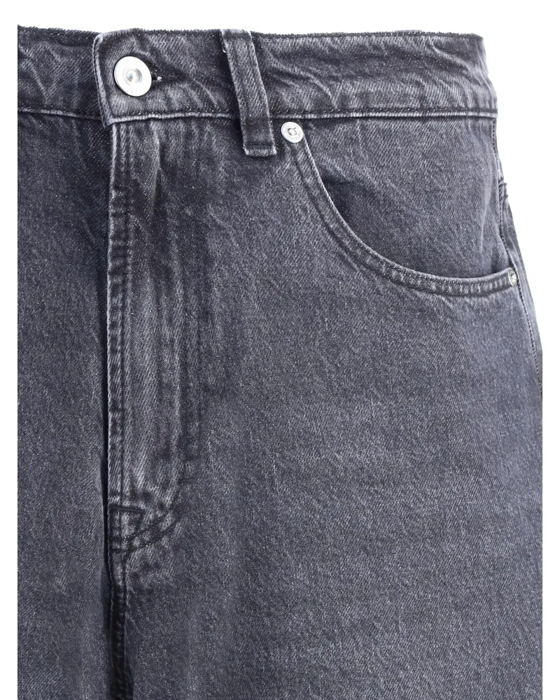 Our Legacy Men's Jeans Loose Super Grey Wash Cotton Gray