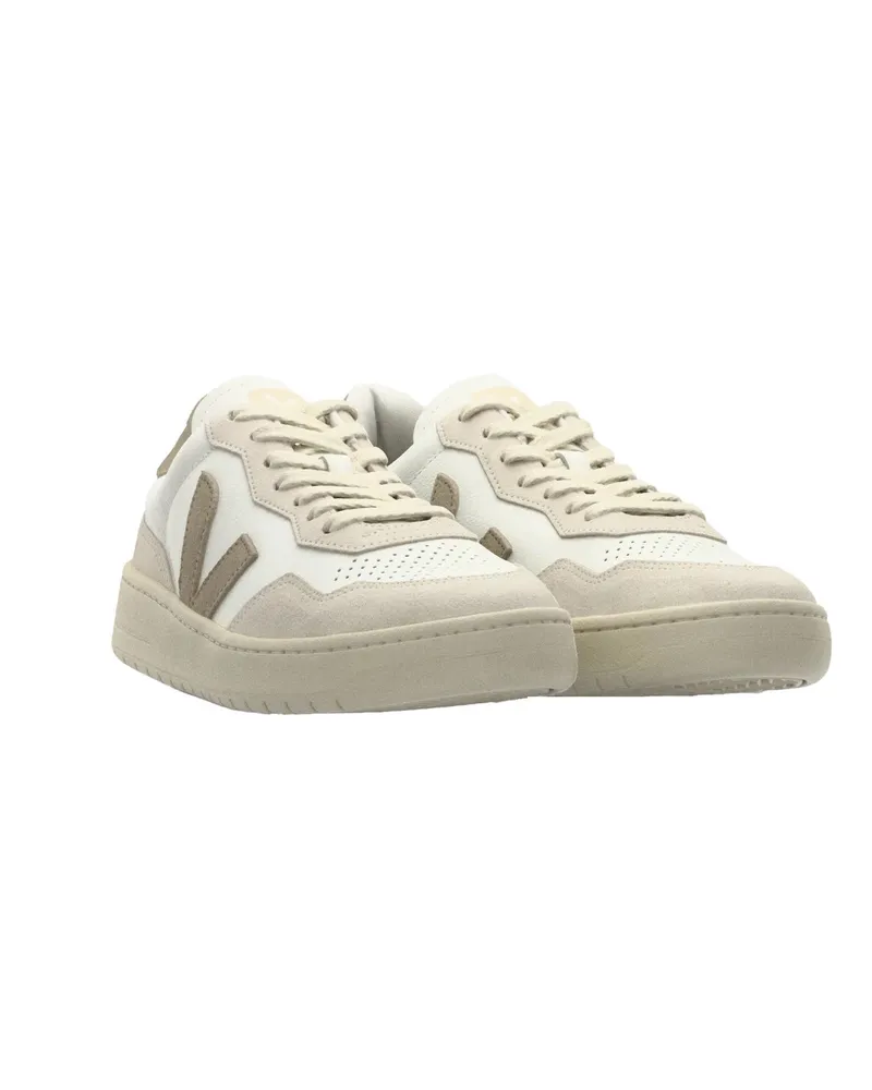 VEJA Men's Sneakers V-90 White-Taupe Trainers White/taupe White