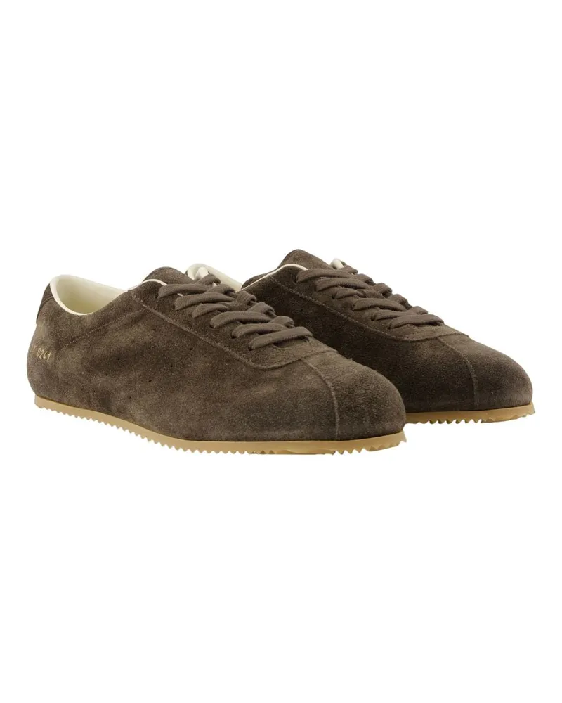 Common Projects Women's Driving Shoe Sneakers -  Leather Khaki Calfskin Khaki