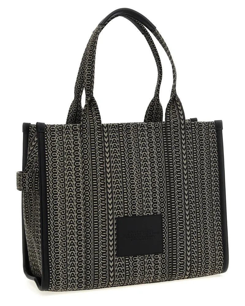 Marc Jacobs Women's Monogram Jacquard Tote Beige Cotton Polyester Beige