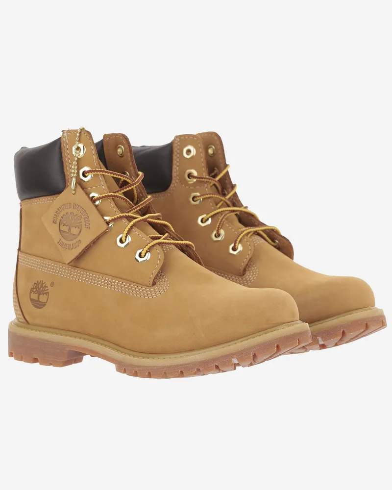 Timberland Women's Ankle Boots Leather Beige Beige