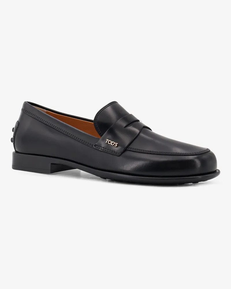 TOD'S Women's Loafers Gommini Leather Black Black