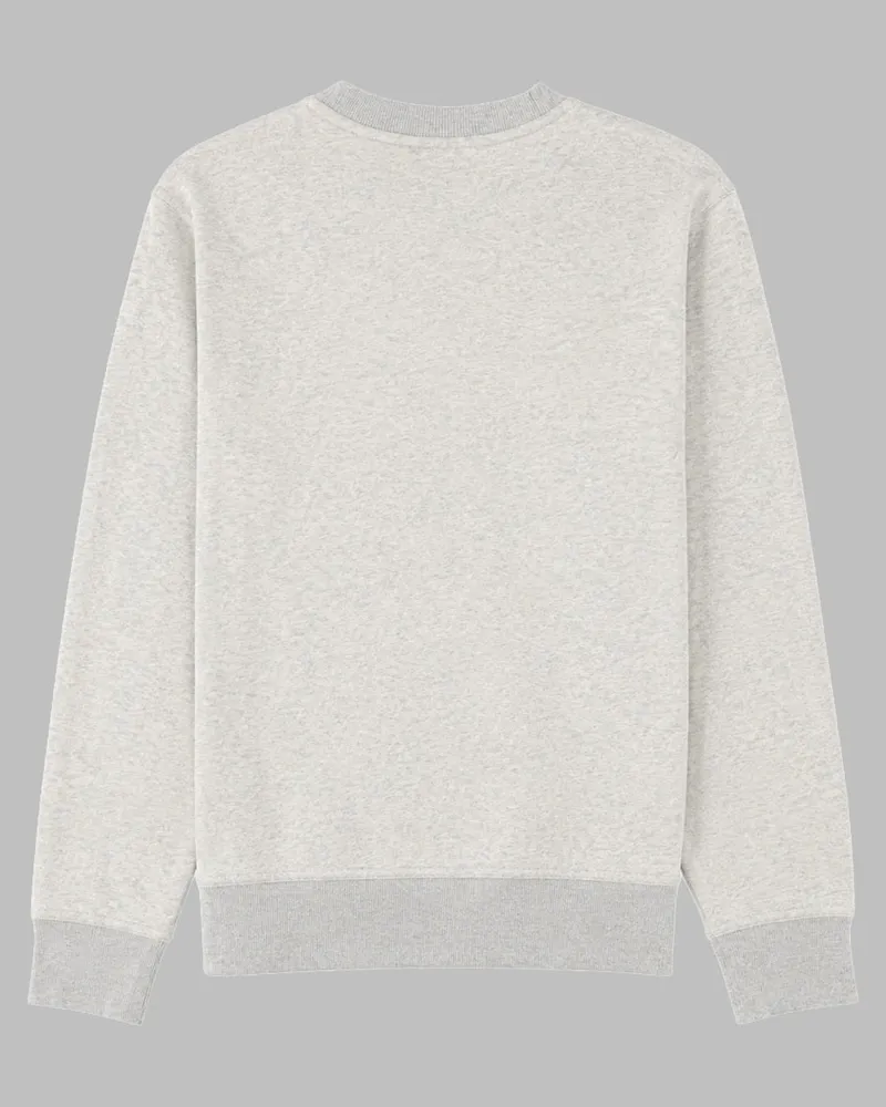 HUGO BOSS Men Sweatshirt We_logo Relaxed Fit Grey Cotton Sweatshirts Sweater Gray