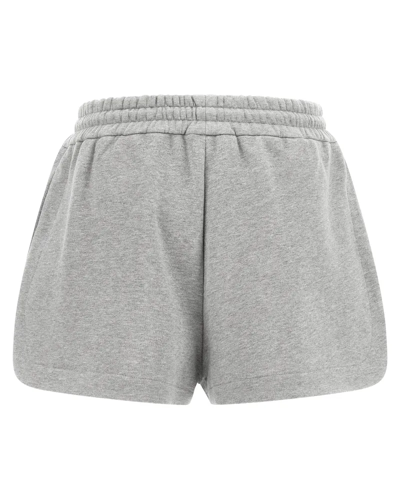 Fendi Women's Gray Cotton Bermuda Shorts Gray