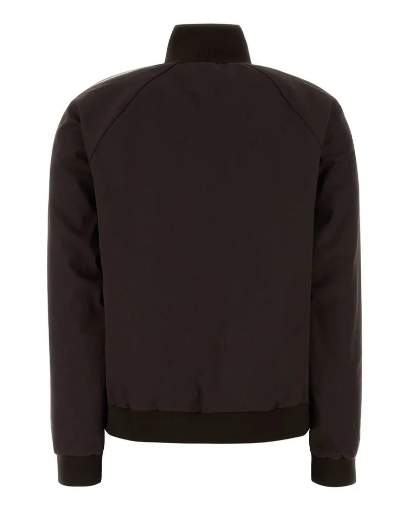 Miu Miu Women's Chocolate Cotton Jacket Cacaokaki Giubbini Black