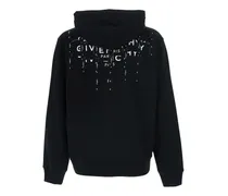 Cotton Zip-Up Hoodie — Black