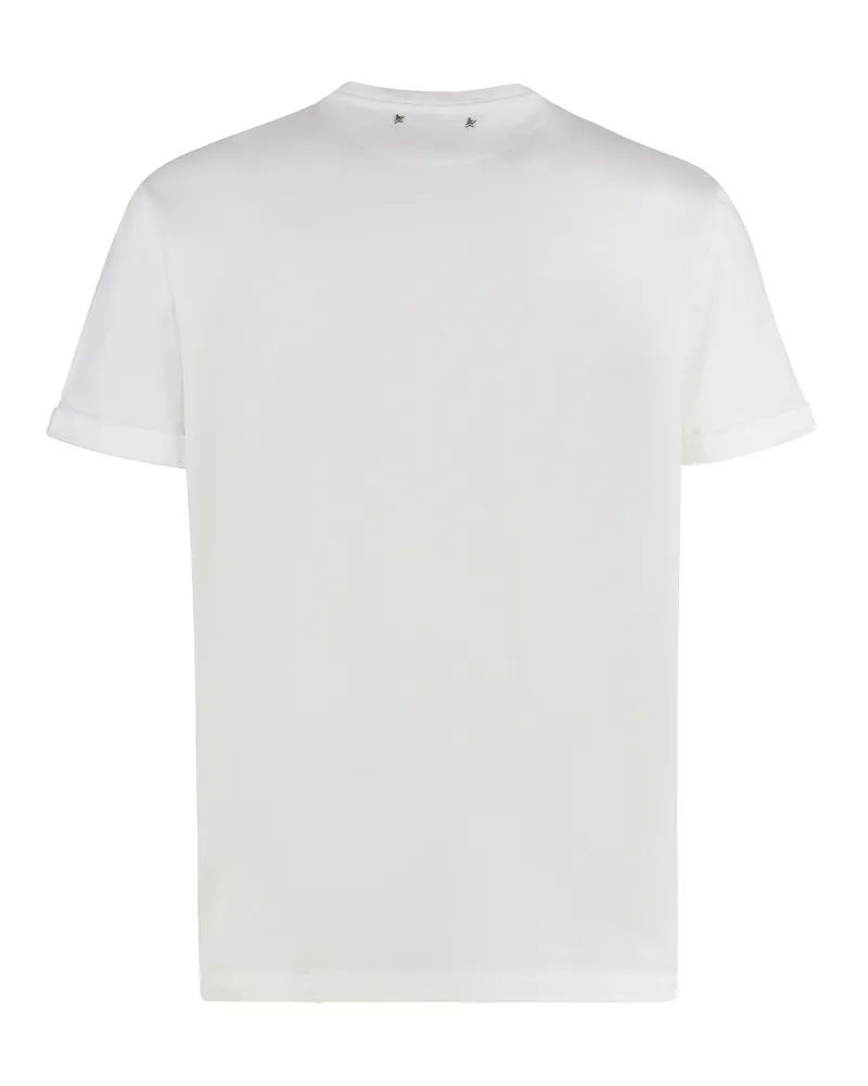 Golden Goose Cotton Crew-Neck T-Shirt — White White