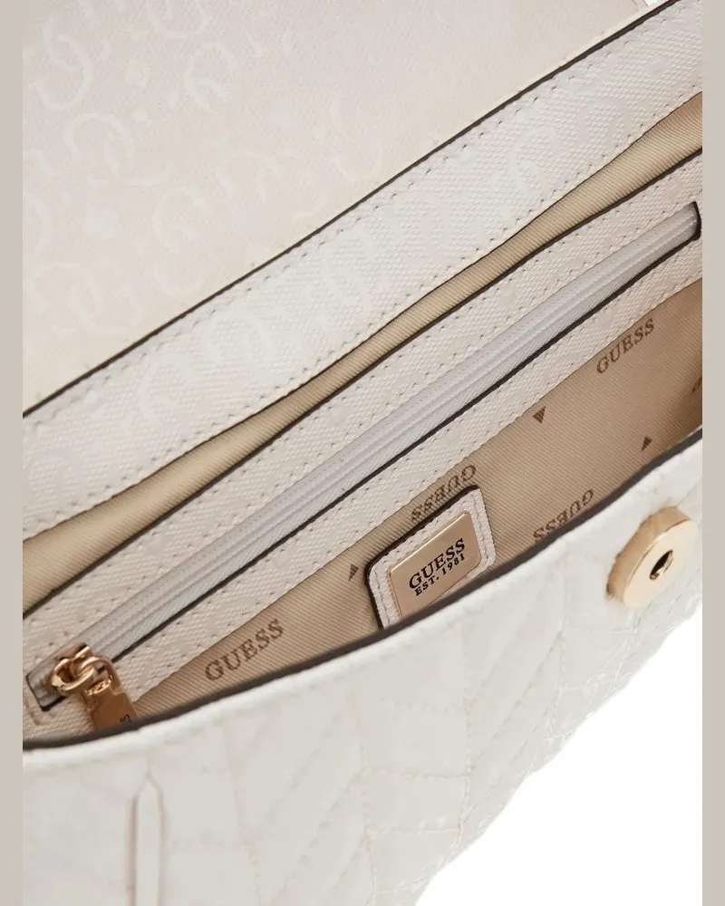 Guess Stacey Crossbody Bag — White White