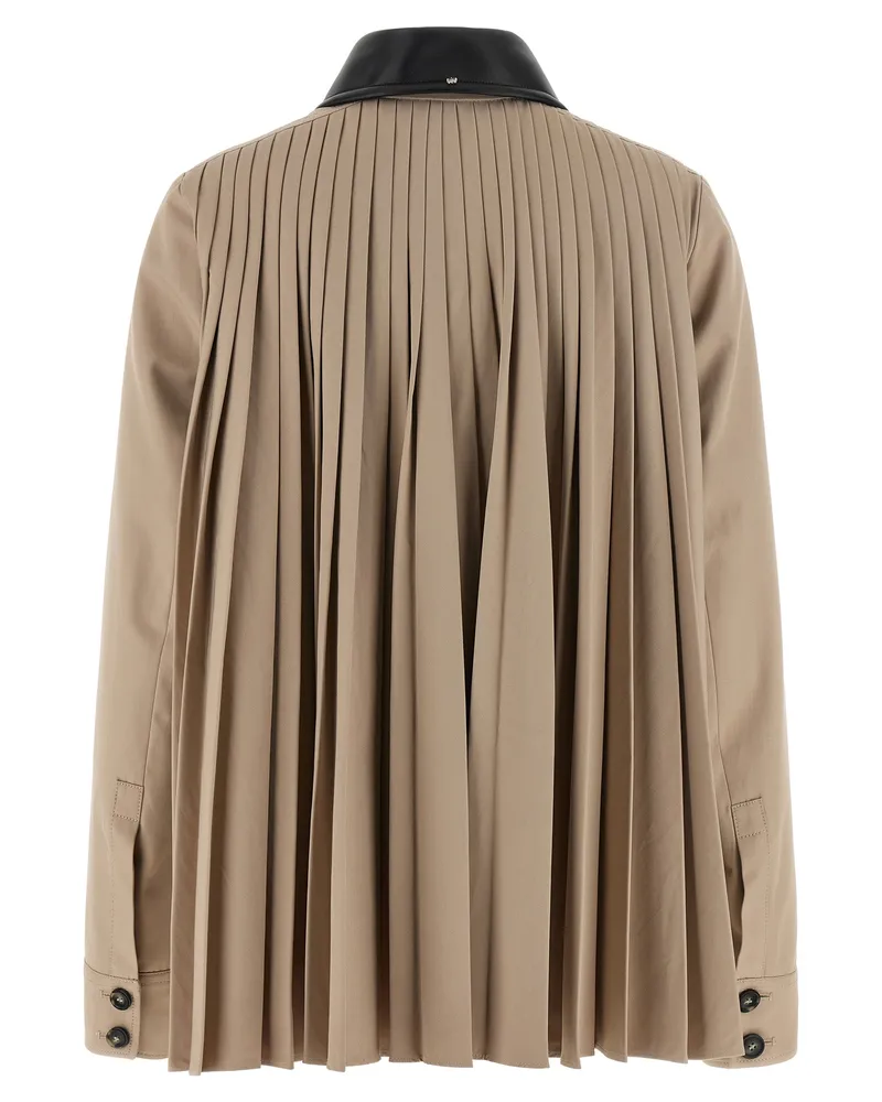 SPORTMAX Women's Beige Polyester Coat Clothing Beige
