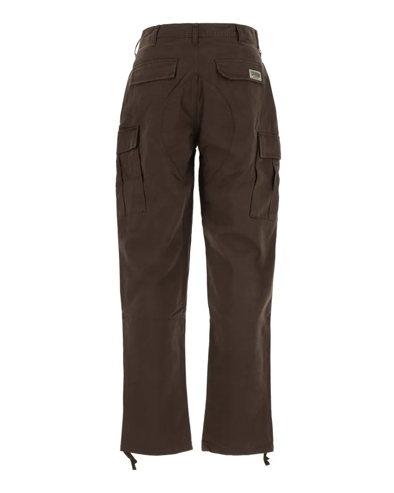 ICECREAM Men's Pantalone Brown Cotton Pantaloni Trousers Brown