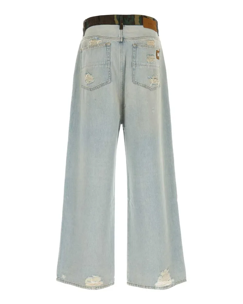 Amiri Men's Denim Jeans Canyon Exterior: Cotton Blue