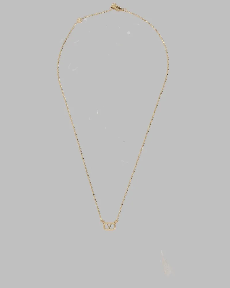 Valentino Garavani Ovalette Necklace — Gold Gold