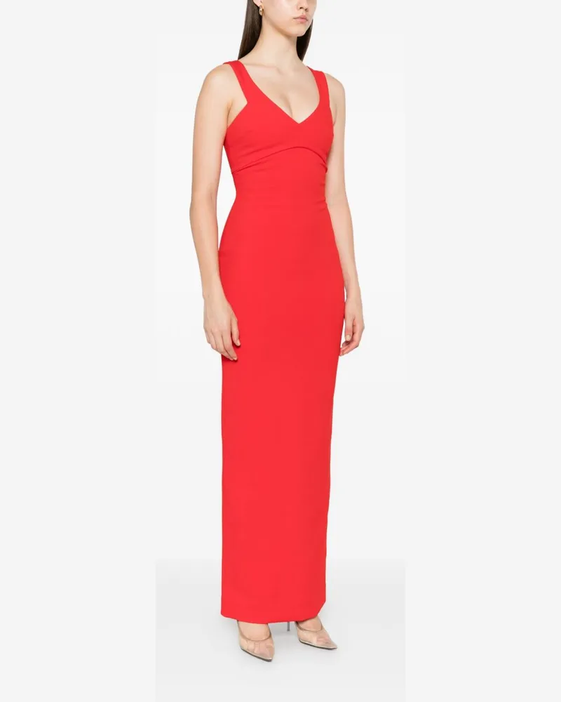 Solace London Nalani maxi dress Red