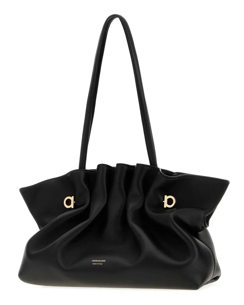Ferragamo Neronero Shoulder Bag — Black Black