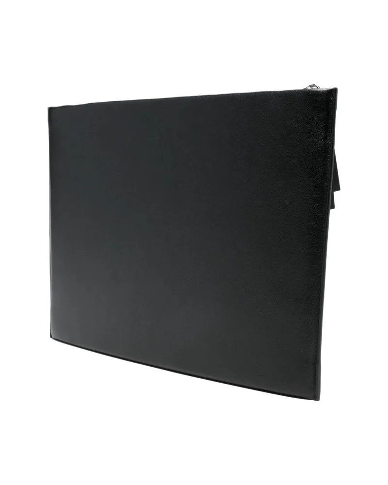 Givenchy Calf Leather Clutch — Black Black