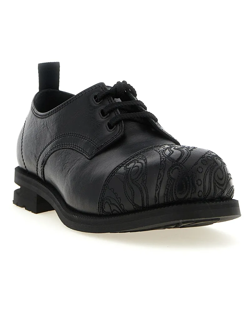 KIKO KOSTADINOV Men's Black Calfskin Oxfords And Derbies Shoe Black