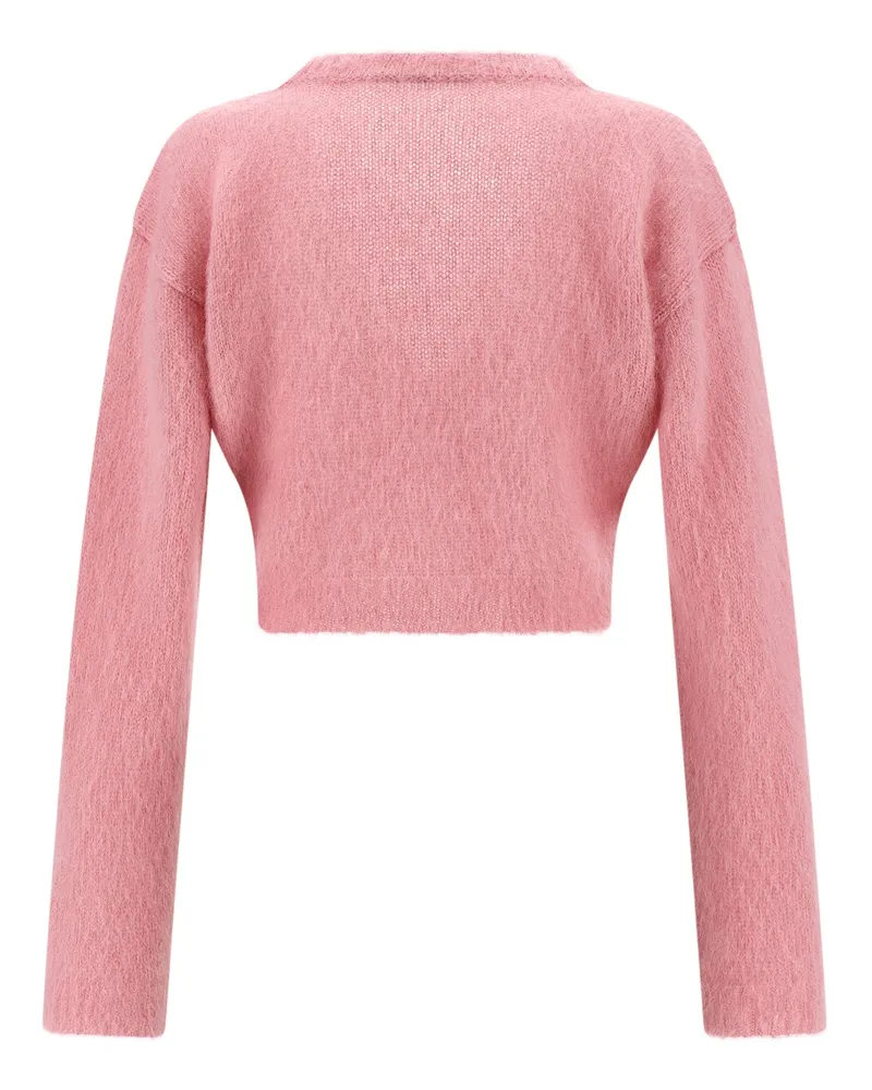 Alessandra Rich Women's Multicolor Wool Cardigan Clothing Pink