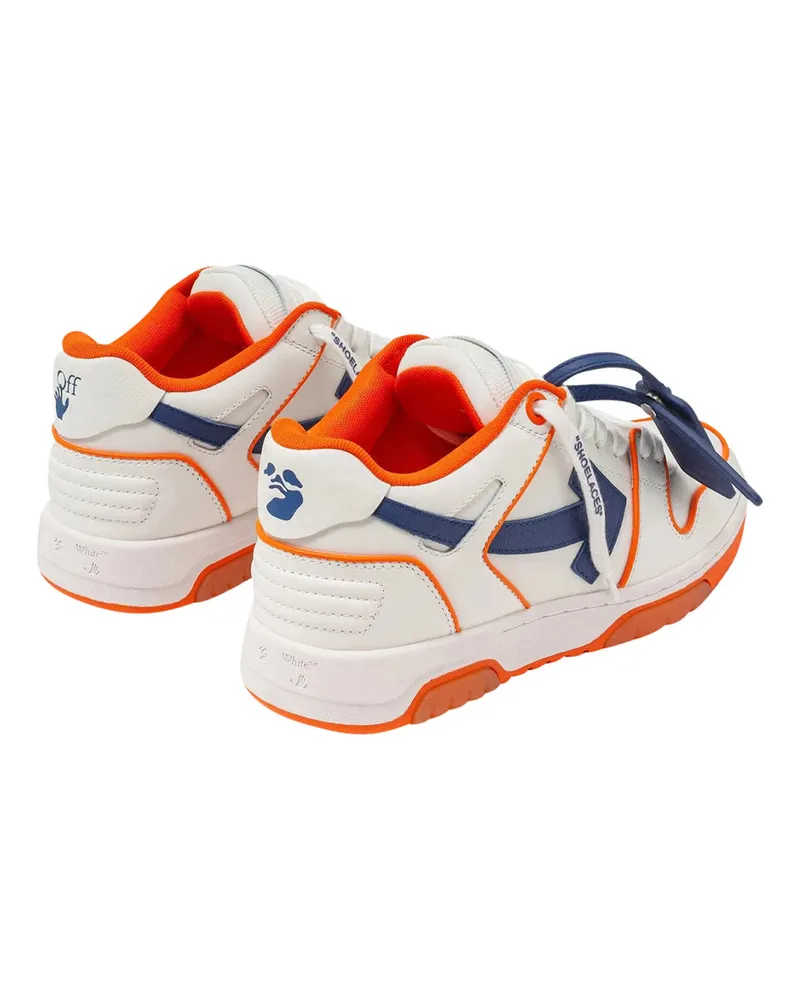 OFF-WHITE Women's Out Of Sneaker Multicolor Leather Rubber Sole Multicolor