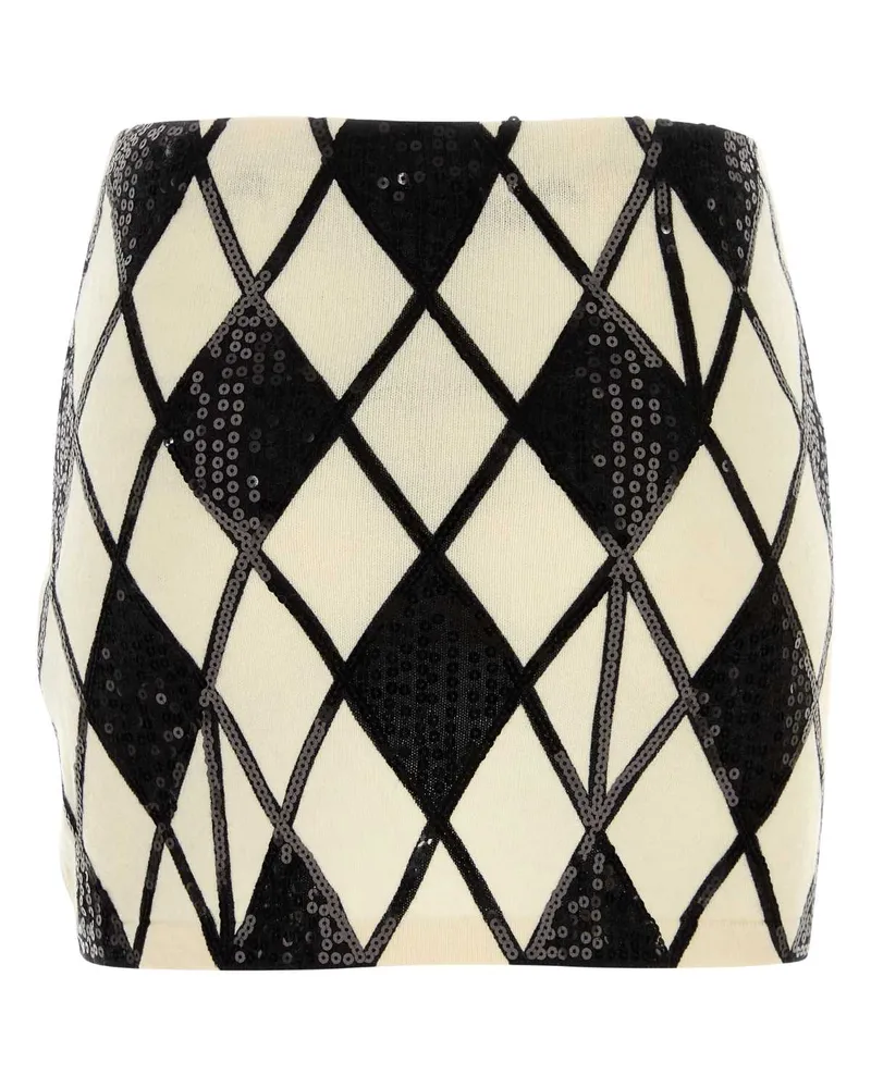 Blumarine Dettaglio Mini Skirt — Multicolor Multicolor