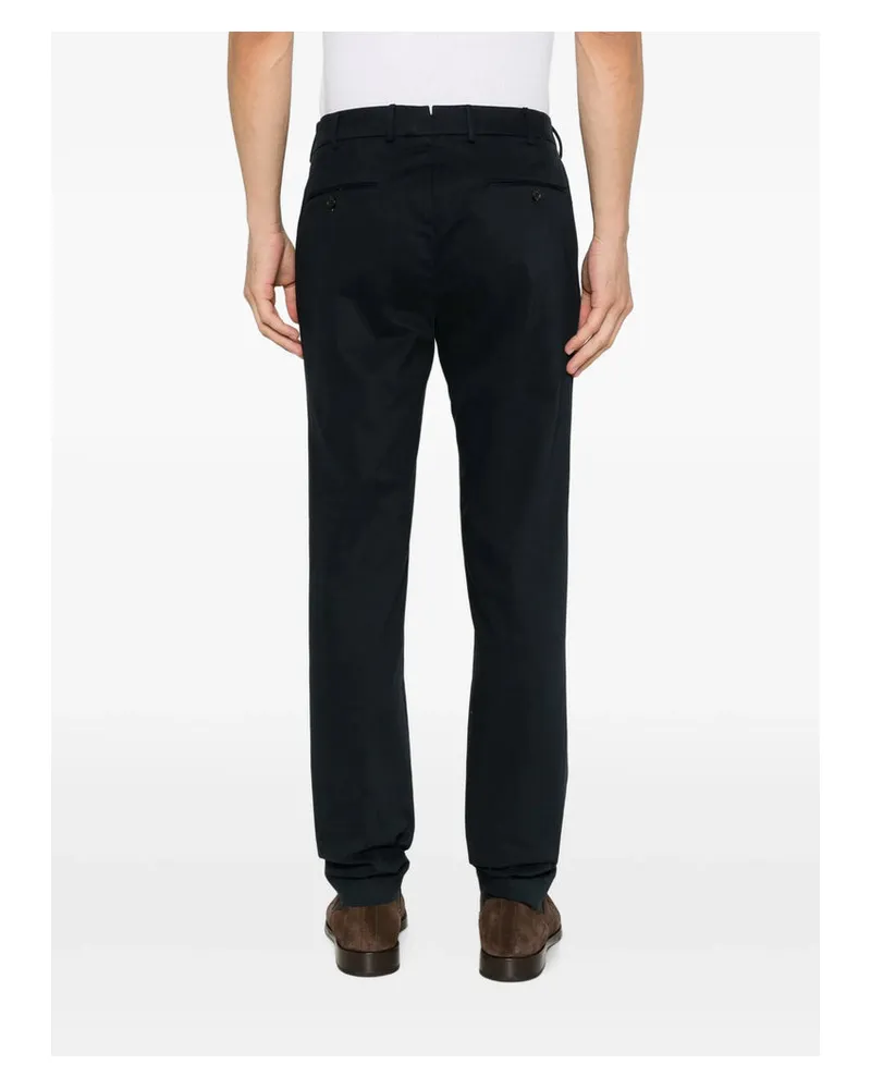 Incotex Tailored Cotton Trousers — Blue Blue
