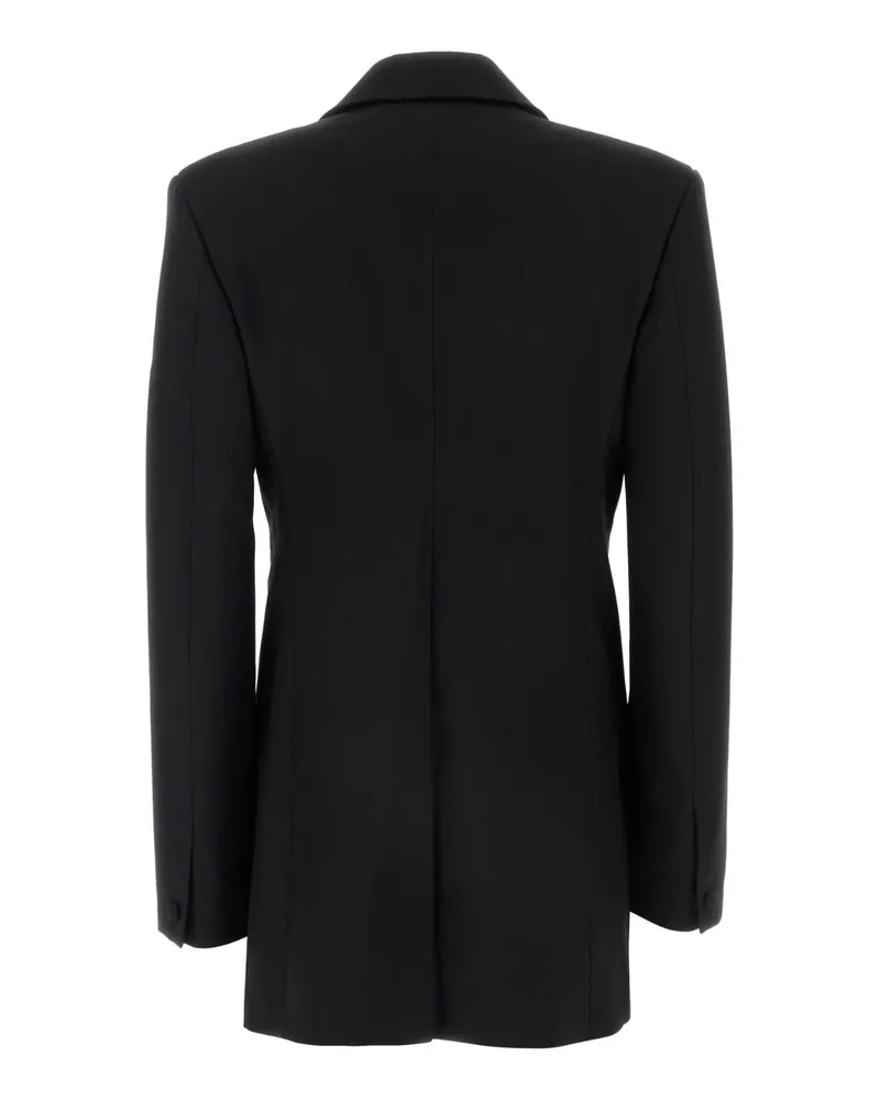 Givenchy Women's Stretch Wool Blend Blazer Black Virgin Viscose Blazers Black