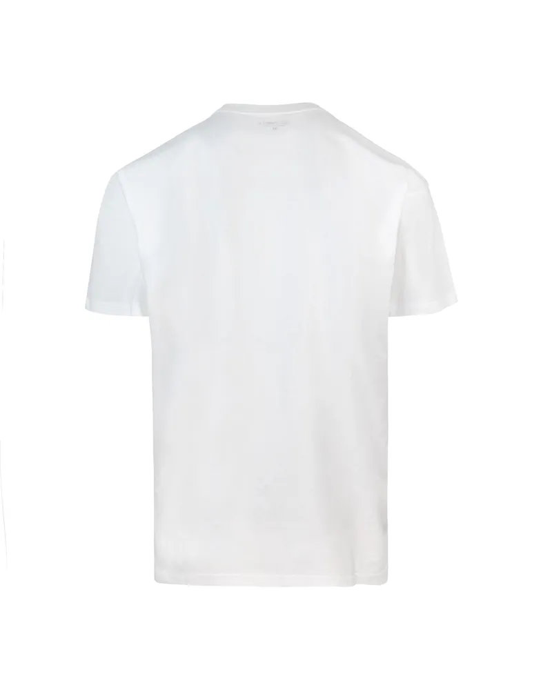 Carhartt WIP Men's T-Shirt Pocket Heart White-Red Cotton Single Jersey T-Shirts White/red And Polos White