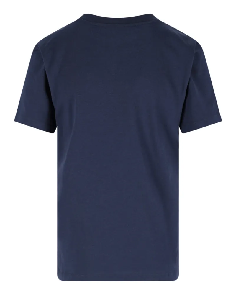 Marni Women's T-Shirts And Polos Blue Cotton Navy