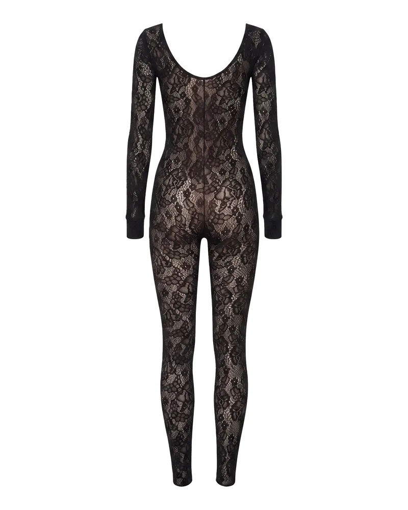 Wolford Women's Infinite Rose Jumpsuit Black Polyamide; Elastane Dress Black