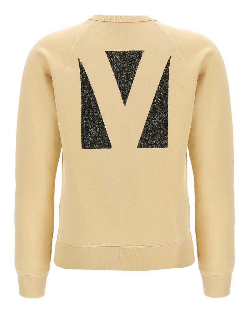 Valentino Garavani Women's Beige Cotton Sweatshirt Clothing Beige