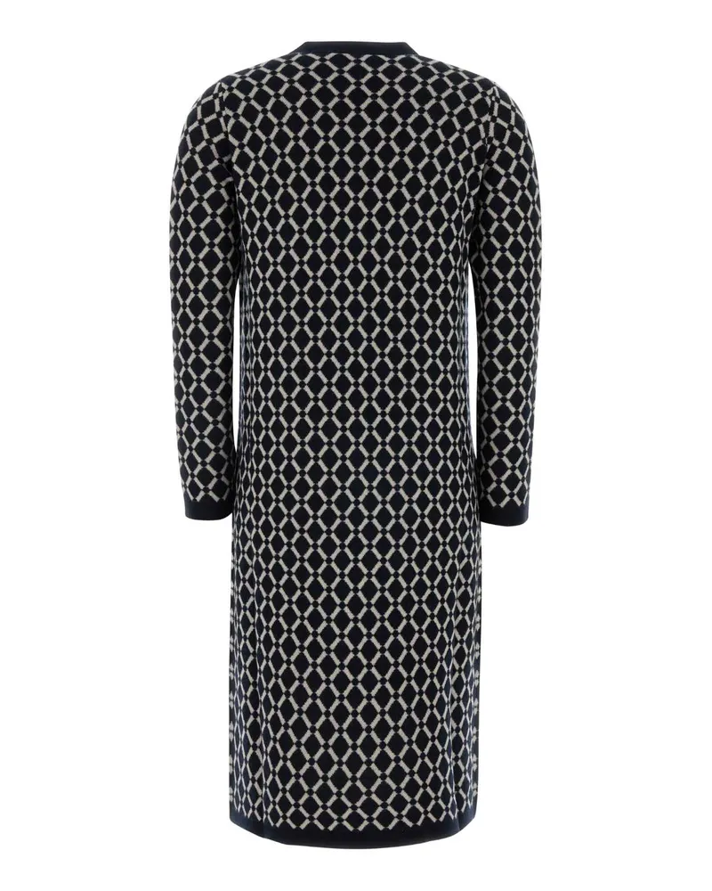 Max Mara Blu Marino Exterior: Wool Maglieria Sweater Navy