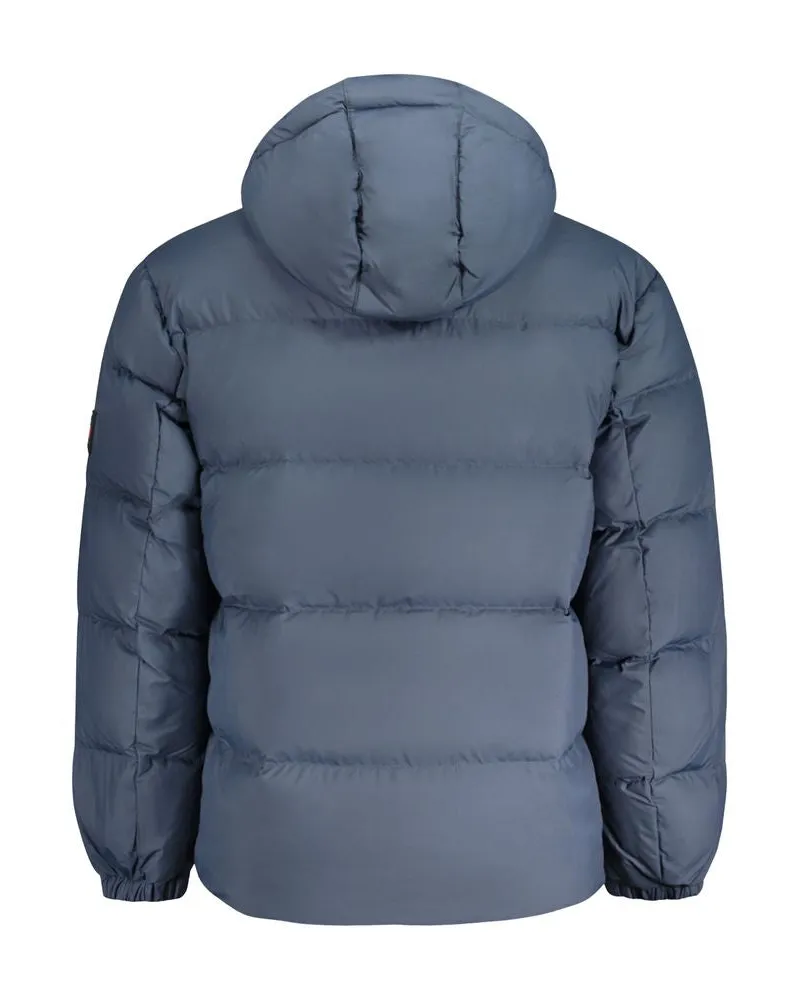 Tommy Hilfiger Removable Hood Down Jacket — Blue Blue