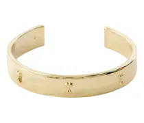 Hammered Metal Bracelet — Gold